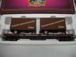 Mth 20-98104 " Pennsylvania Flat W/ Trailers , Boxed Lot #44139. Fixed Price $50.00.