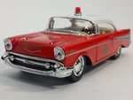 5" Kinsmart 1957 Chevrolet Bel Air Fire Chief 1:40 Diecast Model Toy Car Chevy. Fixed Price $9.98.
