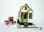 1:48TH American Tiny Dollshouse Miniature Model Kit Quarter Scale. Fixed Price $45.34.