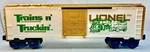 Lionel No. 7803 "trains Truckin'"box Car !. Fixed Price $7.66.