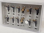 Preiser #10250 New Ho 1/87 Scale Set Of 12 Bavarian Band Players. Fixed Price $47.99.