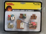 Woodland Scenics Misc Freight Gauge Train Boxes Containers Supplys WDS2766. Fixed Price $21.84.
