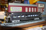 K-line O SCALE17"ALUMINUM Passenger Car MILLENNIUMK972-X001 W/display Track Nib. Fixed Price $195.00.