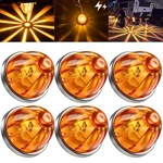 Watermelon Lights For Semi Truck Trailer, Dual Mode Steady & Strobe 6PCS Amber. Fixed Price $75.80.