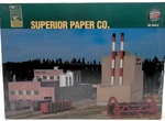 Walthers 933-3060 Ho Scale Superior Paper Company Structure Building Kit. Fixed Price $72.99.