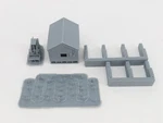Scale Whistle Stop Models HO7012 3D Printed Sam's Stone Scenery Pack. Fixed Price $29.95.