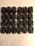 Lionel 711-54 (lens) Lanterns For 022 Switches Post War Two Dozen 24 Total. Fixed Price $34.99.