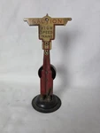 Vintage Marx 1930'S Caution High Speed Trains Sign Two Sided W/ Bell P14. Fixed Price $12.74.