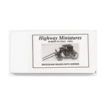 Highway Miniatures (1/87) Terrain & Scenery Brougham Wagon With Hors Ex/nm. Fixed Price $21.00.