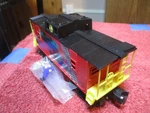 Lionel Gauge Nascar Illuminated Caboose #36594 Nm Ex++ Tested W/figure. Fixed Price $26.87.