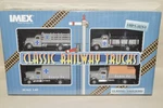 Ho Scale Diecast Imex Model Co Classic Railway Trucks Set Santa Fe Ry. Fixed Price $24.00.