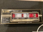 K-line Gauge K691-1171 Bnsf Flatcar With 3 Die Cast 1957 Chevy Corvettes. Fixed Price $50.99.