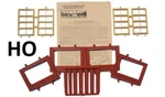 Ho Scale One Story Wall W/victorian Windows:"modular System" DPM-30147. Fixed Price $10.99.