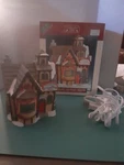 1999 Lemax Christmas Village Brownell Carriage & Wagon Dealer Caddington Box. Fixed Price $26.00.