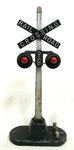 Lionel 154 Railroad Crossing Highway Signal & Stop Black Crossbuck B17-41. Fixed Price $24.99.