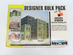 Ho Scale Dpm #361 Arched Window Designer Bulk Industrial Building Kit. Fixed Price $53.95.