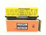 Vintage Lionel O-27 Gauge Train #6656-YELLOW Stockcar-sd Boxcar Boxed. Fixed Price $26.95.