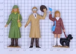 Acme 0626-1316 Gauge Train Station Passenger Figure Assortment (bag Of 3). Fixed Price $15.00.