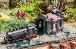 330890 Pola G Scale Kit Of Secondary Line Locomotive Shed - New. Fixed Price $179.99.