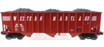 Lionel Western Maryland 3 Bay Hopper Car W/ Coal Load 6-17129! Std. Scale. Fixed Price $35.00.