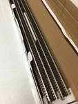 Atlas #6056 3 Rail Scale 40" Nickel Silver Flex Track W/simulate Wood Ties New. Fixed Price $699.95.