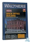 Walthers 933-4050 Brick Office Building Kit Ho Scale Train. Fixed Price $33.99.