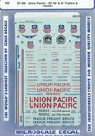 Ho 1:87 Microscale 87-490 Union Pacific 30', 40', 45' Trailer Decals. Fixed Price $8.25.