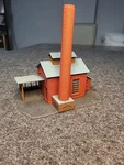 Faller 131337 Scale Hobby - Brick Factory (boiler Room) W/chimney Fully Built. Fixed Price $44.99.