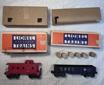 Lionel 2257, Caboose 2452X, Gondola W/ob And Inserts. Fixed Price $24.99.