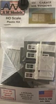 Models #114 Garage With Windows Ho Scale Plastic Kit Nos Made Us- B. Fixed Price $12.99.
