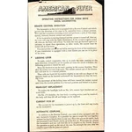 American Flyer Original Instructions For Worm Drive Diesel Locomotives M2866C. Fixed Price $16.16.