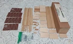 Mainline Model Scale 50" Auto Box Car Frisco Lines Vintage Wood Kit Train. Fixed Price $29.74.