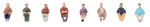 Faller 155614 N Scale Seated People I -- PKG(8). Fixed Price $18.99.