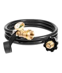 Dpb 6 Ft Propane Extension Hose With Gauge, Acme To Male QCC1/POL Fittings Fo.... Fixed Price $34.32.