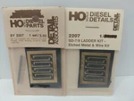 Qty. Detail Associates Ho #SY-2207, Ladder Kit SD-7/9 (brass). Fixed Price $6.00.