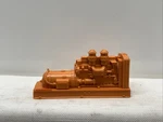 Lionel 6520-17 Orange Diesel Motor & Generator Housing Original Part Exc. Fixed Price $7.49.