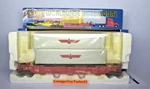 K-line 3-RL #7765 Sp Southern Pacific Husky Stack Car W/2 Containers K-7765. Fixed Price $70.00.