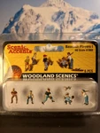 Woodland Scenics Baseball Players Ho Scale Figures A1869. Fixed Price $14.00.