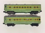 Lionel Postwar Maplewood Hillside 2400 2401 Lighted Passenger Car Set Of. Fixed Price $125.00.
