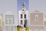 Piko 62215 G Scale White Schoolhouse Kit. Fixed Price $119.99.