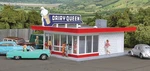 Walthers Ho 933-3484 Cornerstone Vintage Dairy Queen Building Kit. Fixed Price $27.98.