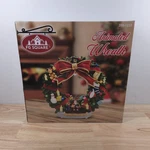 Animated Christmas Wreath Fg Square Lights Music Train Polyresin New Box. Fixed Price $39.99.