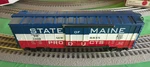 K-line 7509 State Of Maine Classic Boxcar New. Fixed Price $22.00.