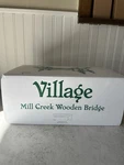 Dept 56 Mill Creek Wooden Bridge Euc River Tree Village Accessory #52653 Box. Fixed Price $21.99.