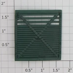 Lionel 3356-12 Green Rear Horse Car Door With Runway Stop Tab The Side (10). Fixed Price $20.00.