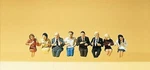 Preiser 10391 Ho Scale Sitting And Eating PKG(8). Fixed Price $23.99.