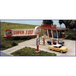 Blair Line Ho Scale Clark Oil Gas Station Laser-cut Kit 187. Fixed Price $43.94.