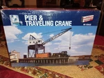 Walthers Pier And Traveling Crane #933-3067 Kit Ho Scale. Fixed Price $59.99.