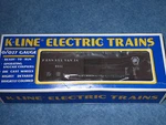 1985 K-line K5111 Pennsylvania Box Car L2112. Fixed Price $9.99.