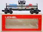 Lionel 6-9154 Mobilgas Plated Tank Car Used In Box. Fixed Price $39.99.